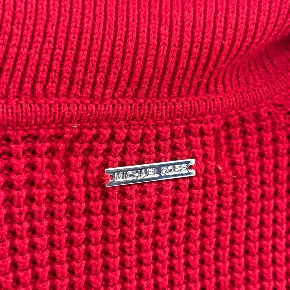 Michael Kors Beautiful and Cozy Red Cowl Neck Sweater Women’s Size Medium